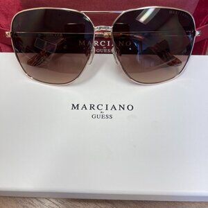 NEW!! Guess by Marciano GM00022 28F Shiny Rose Gold/Brown Gradient 63-12-140